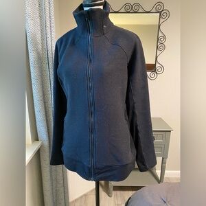 Under Armour Size Large Coldgear Infrared Full Zip Black Jacket